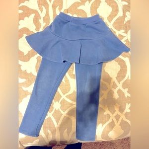 Alex & Nova plush skirt leggings, size 5T